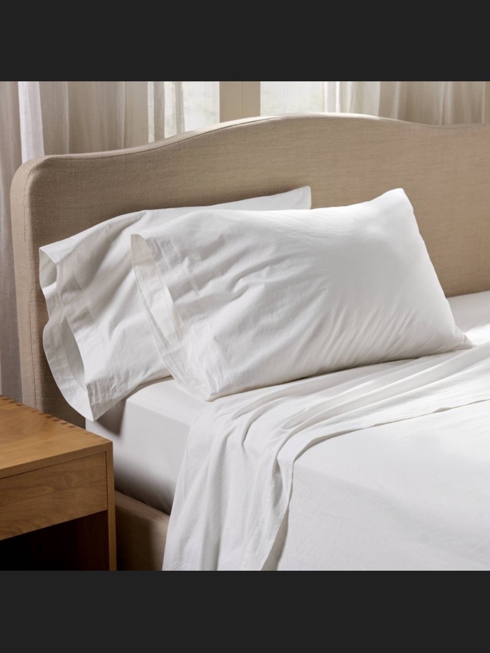 Parachute Casual Organic Cotton Sheet Set White •King•